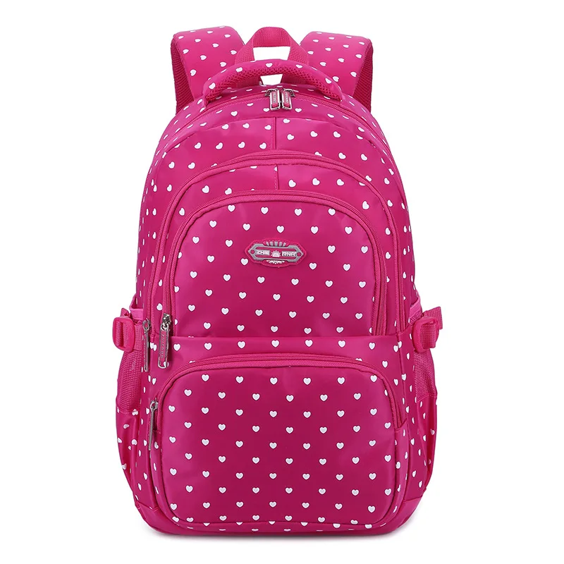 

Fashion Children School Bags Girls princess dot Backpack Kids satchel Schoolbags Casual Travel Bag Waterproof school Backpacks