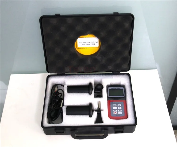 AM-4836C Multi-functional Anemometer Wind Speed Tester Air Velocity Meter Temperature Measurement   02