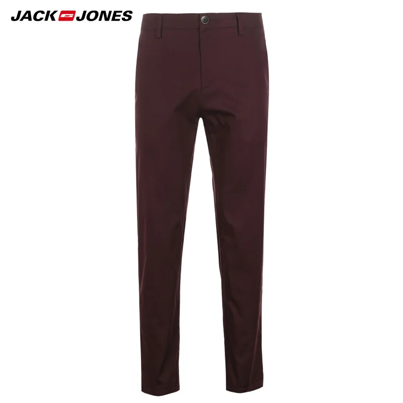Jack Jones весна осень Брендовые мужские модные брюки хлопок зауженные повседневные брюки | 217314521