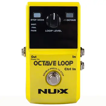 

NUX Octave Loop Guitar Pedal Looper 5 Minutes Recording Time Electric Bass Built-in Octave Effect Accessories