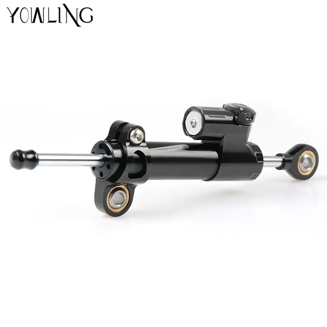 Universal Motorcycle Steering Stabilizer Damper FOR honda CBR 600 F2,F3,F4,F4i Black SpiRit