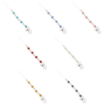 

Baby Care Universal Pacifier Chain Baby Teether Infant peacifier Mix Beaded Baby Feeding Pacifiers Clips