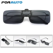 FORAUTO, очки для вождения автомобиля, антибликовые, поляризационные, солнцезащитные очки на застежке, солнцезащитные очки для автомобиля, стиль вождения, линзы ночного видения
