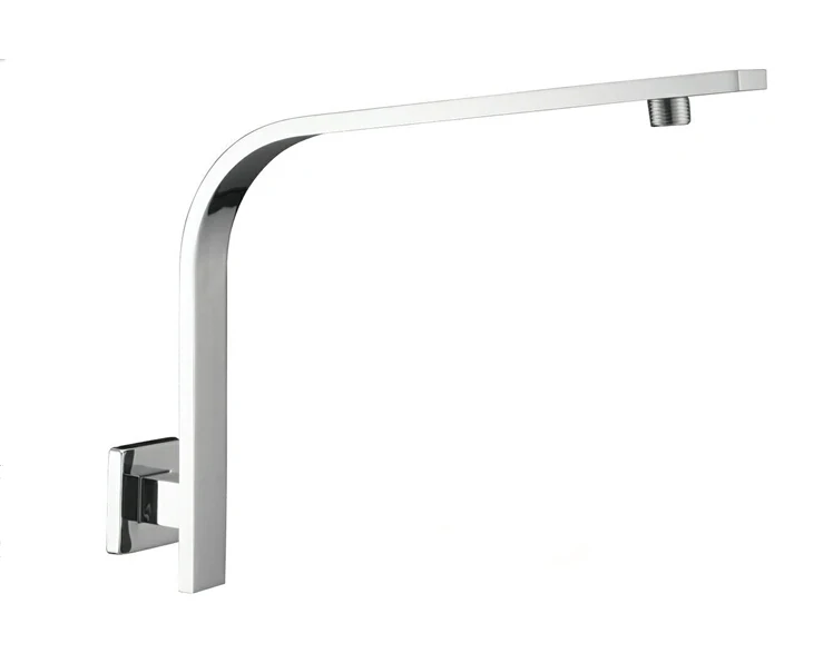 Best Brass GOOSENECK Square Chrome Rain shower Wall Mounted shower head shower arm SA0051