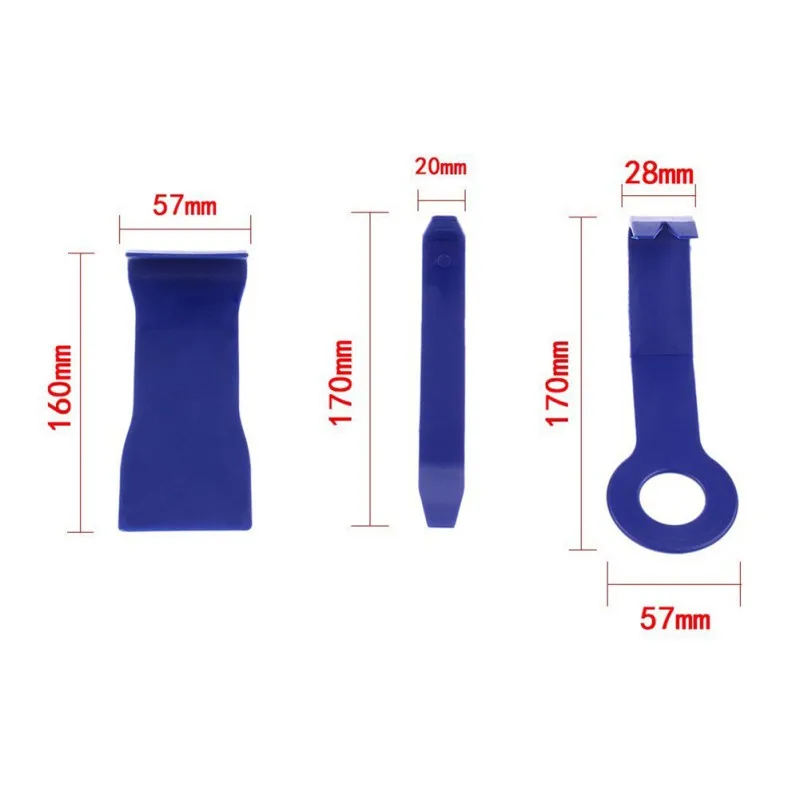 7pcs Hard Plastic Auto Car Radio Panel Interior Door Clip Panel Trim Dashboard Removal Opening Tool Set DIY Car Repair Tool Kit