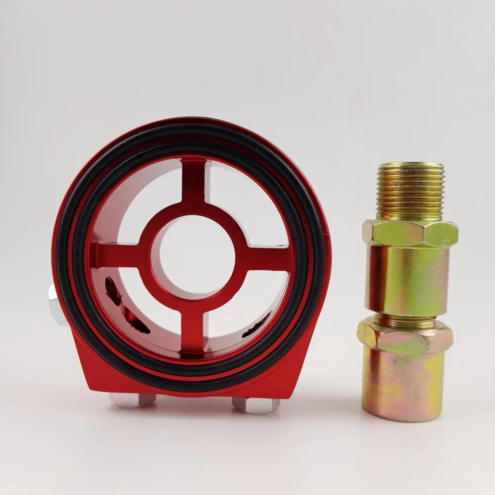 

Universal Aluminum Oil Filter Cooler Sandwich Instrument Plate Adapter Kit