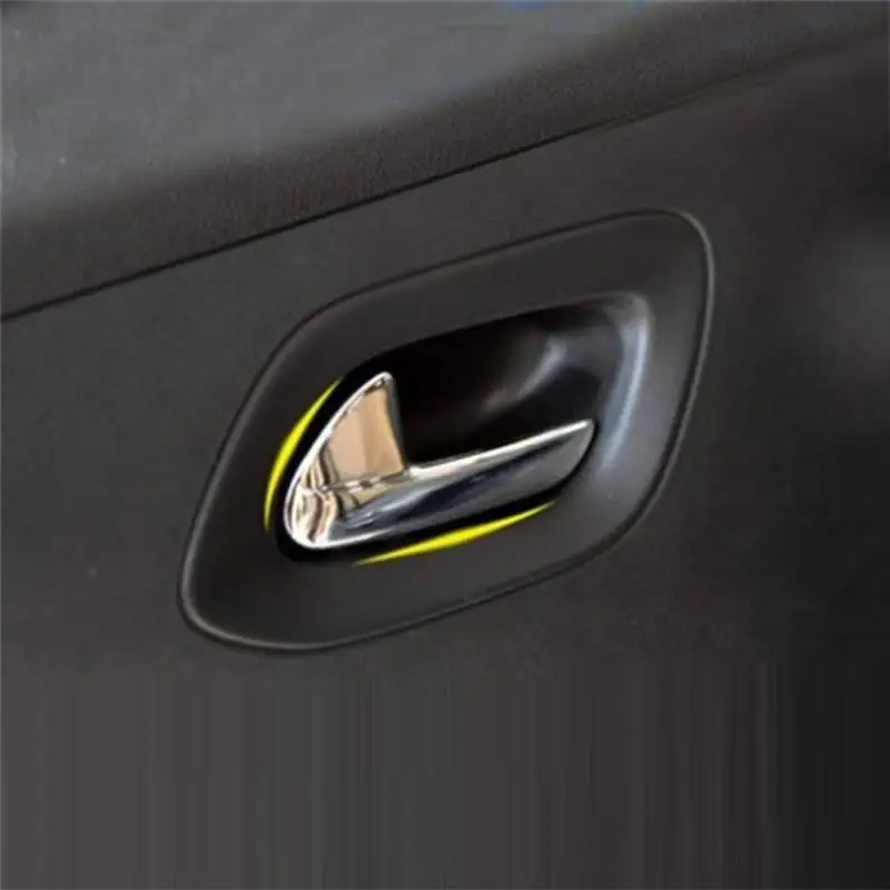 

Door Handle Window automobile upgraded car styling modification decoration sticker strip covers 16 FOR Peugeot 301