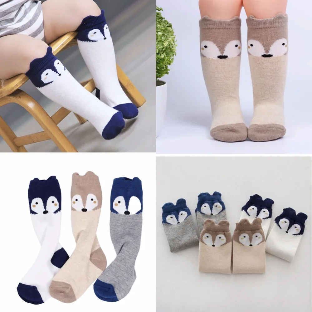 

Cute Baby Toddler Girl's Boy's Soft Warmer Knee Long High Socks New