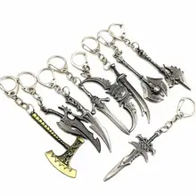 Горячая игра FPS 6 см мини-модель оружия брелок для ключей Axesmithing swordsmitthing Hammersmithing WOW брелок для любителей игр