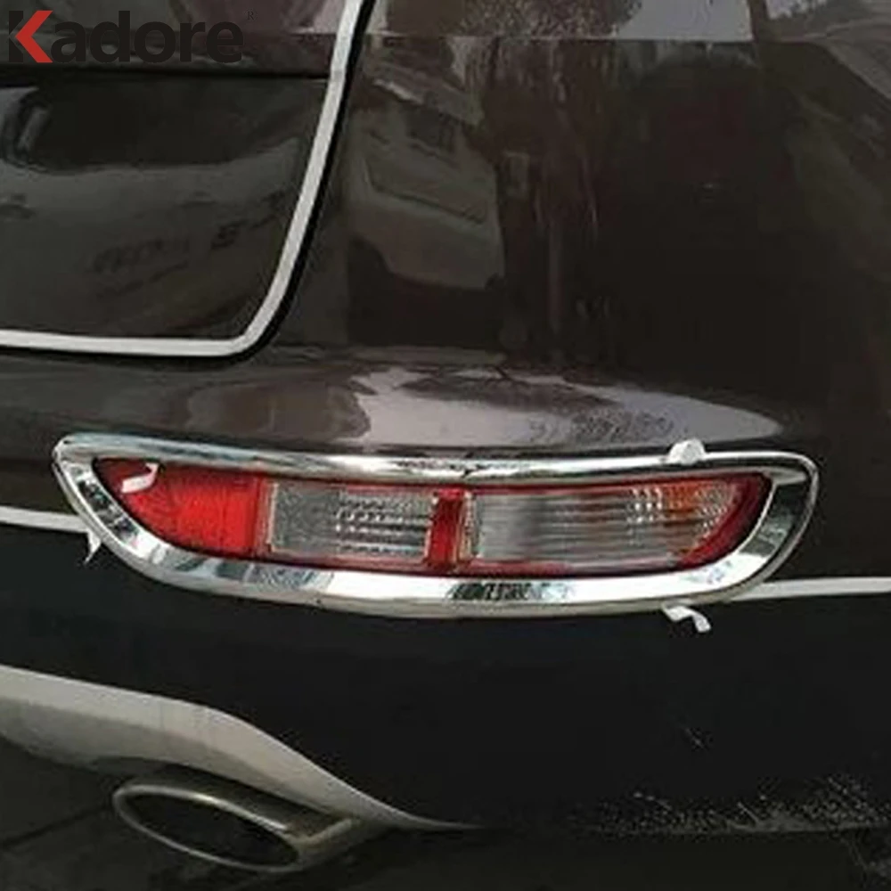 

For KIA Sportage 2017 2018 Chrome Rear Tail Fog Light Lamp Cover Trim Exterior Foglight Sheild Hood Accessories
