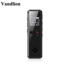 Vandlion V90 цифровой голосовой активированный рекордер Диктофон длинные расстояния аудио запись MP3 плеер шумоподавление WAV запись