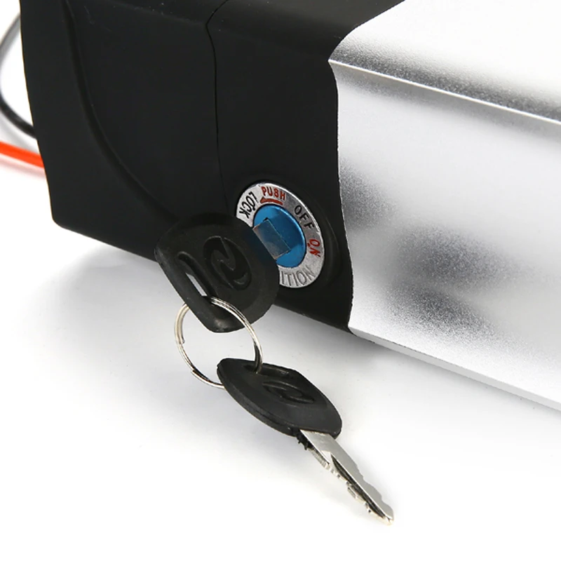 Top 24v lithium ion battery pack for ebike 24V 25AH back carrier battery with USB charge port and charger 3