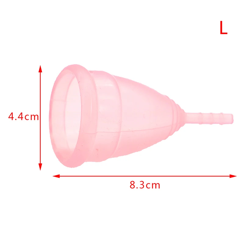 1 шт силиконовые менструальные чашки для женщин, забота о здоровье, женские заменяющие тампоны, женские гигины, продукт для женщин - Цвет: 1pc L as shown
