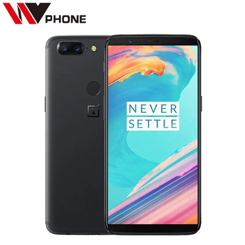 Oneplus 5 T 6 GB 64 GB оригинальный LTE 4G мобильный телефон Snapdragon 835 Восьмиядерный 6,0 "двойная задняя камера отпечатков пальцев ID NFC