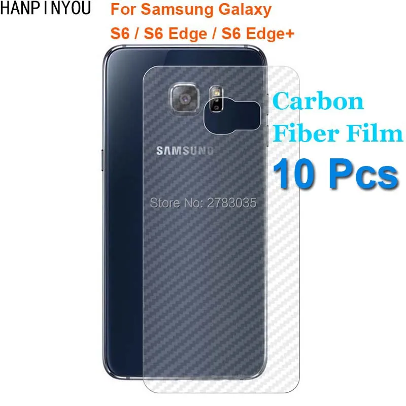 10 шт./лот для Samsung Galaxy S6 Edge + Plus прочная 3D Защитная пленка задней панели из