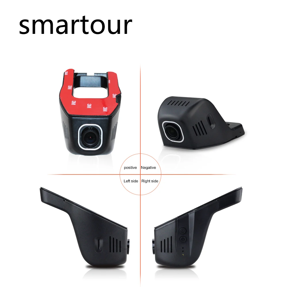 Smartour 4K WiFi Автомобильный видеорегистратор Камера NTK 96660 2160P Dashcam видео рекордер регистратор ночная версия монитор парковки