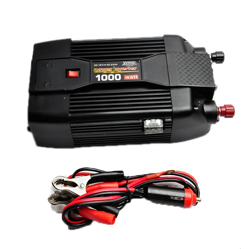 

12V to 220V 1000W Car Modified Sine Wave Power Inverter Converter Car Charger USB Car Cigarette Lighter Grid Tie Inverter