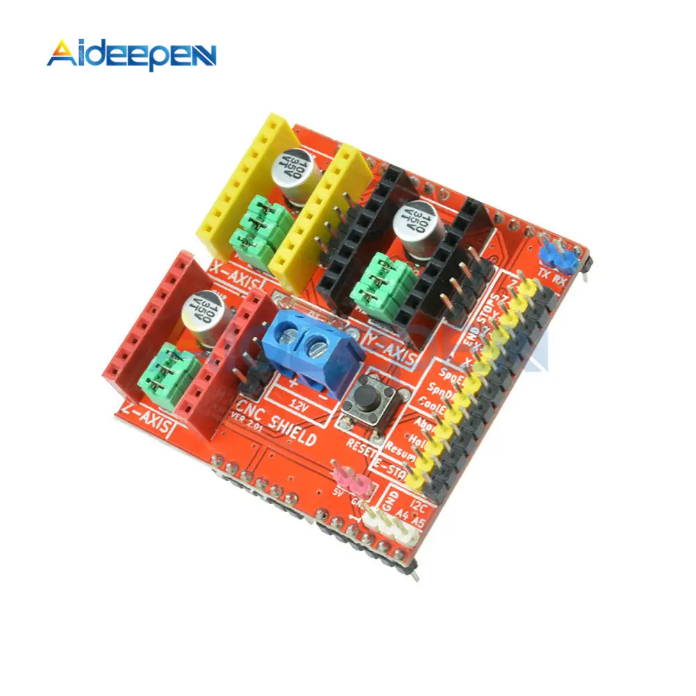 

CNC Shield A4988 Driver Expansion Board V2.0 for Arduino Engraver 3D Printer