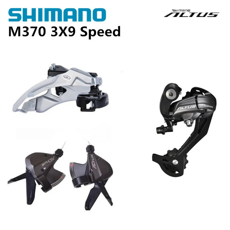 

Shimano ALTUS M370 3 PCS set 3x9 27-Speed Rear Derailleurs+Front Derailleurs +Shifter lever Groupset