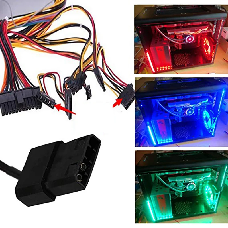 DC 12 V USB мощность Светодиодная лента RGB красочный 5050 SMD HD ТВ Настольный ПК экран подсветка светильник 50 см