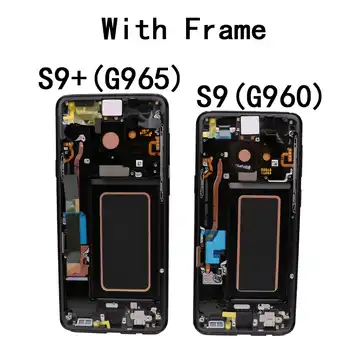 2960*1440 100% ORIGINAL LCD with Frame for SAMSUNG Galaxy S9 Plus Display S9+ G965F G965 Touch Screen Digitizer+Service Pack