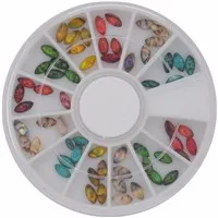 Красота 12 цветов/набор металлических блестящих инструментов для дизайна ногтей акриловый УФ-порошок пыль драгоценный лак Инструменты для ногтей