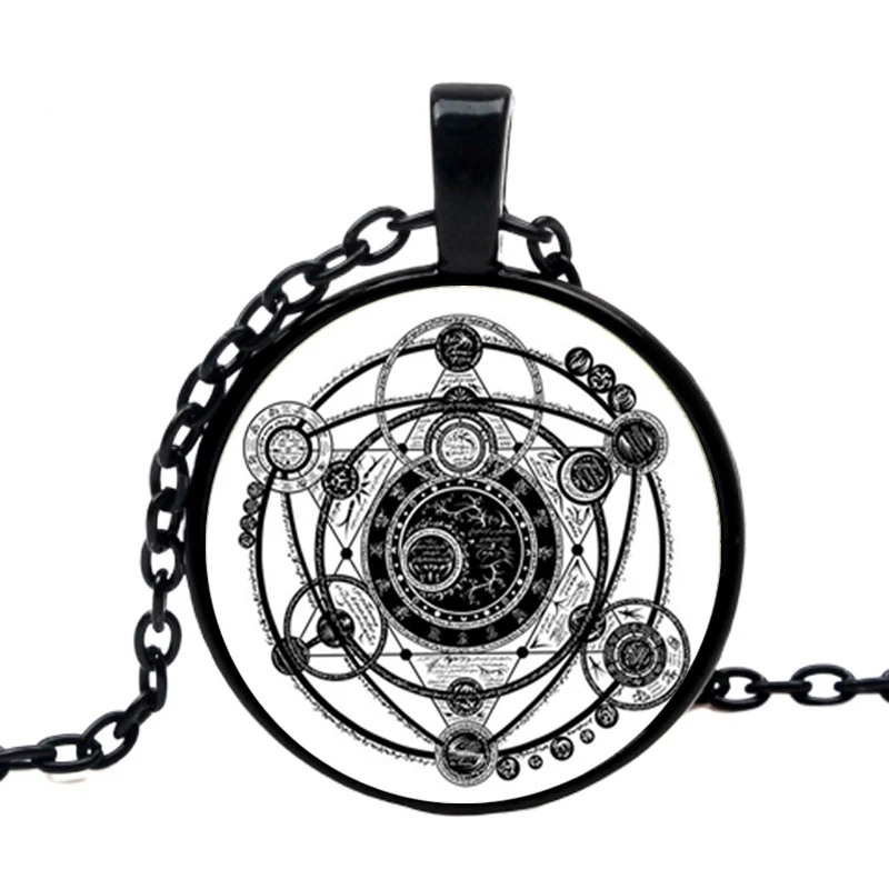 2019 горячая Распродажа Sigil волшебное колдовство узор стеклянная подвеска