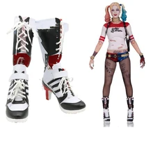 NUEVO Comando Suicida payaso harley quinn cosplay botas de accesorios de anime apoyos zapatos de las mujeres por encargo