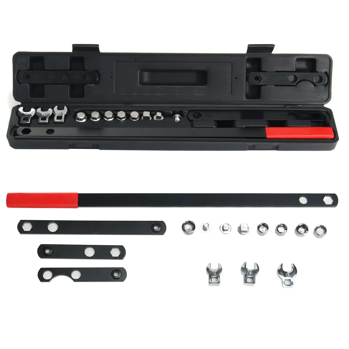 

16PCS Car repair tool Ratcheting Wrench Serpentine Belt Tool Kit Automotive Repair Set Sockets