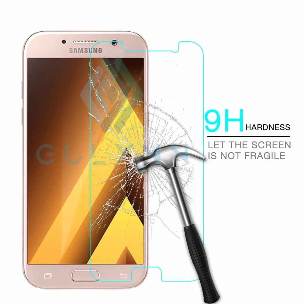 Закаленное стекло для Samsung Galaxy J3 J7 2018 J4 J6 J8 Plus A50 A10 A30 A40 A51 защита экрана 0 3 мм 9H