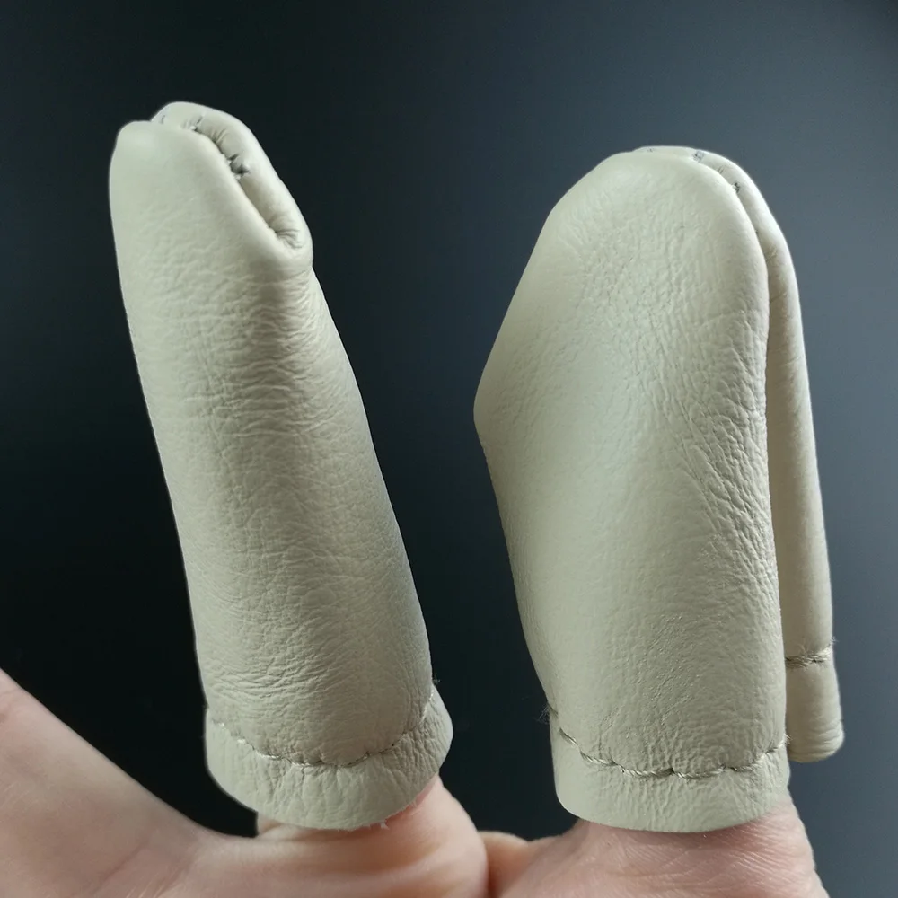 Горячая 5 пар буквенный указатель палец протектор кожа иголка валяния Thimble Guard ручной ремесло швейный инструмент для вышивания