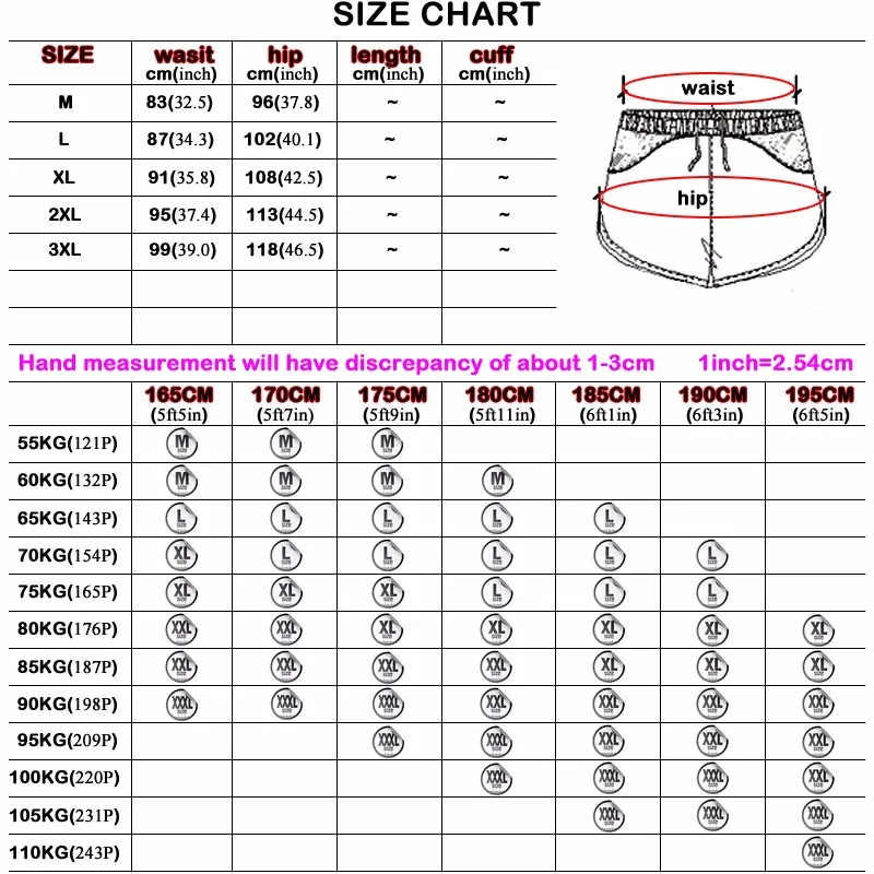 SHORT SIZE