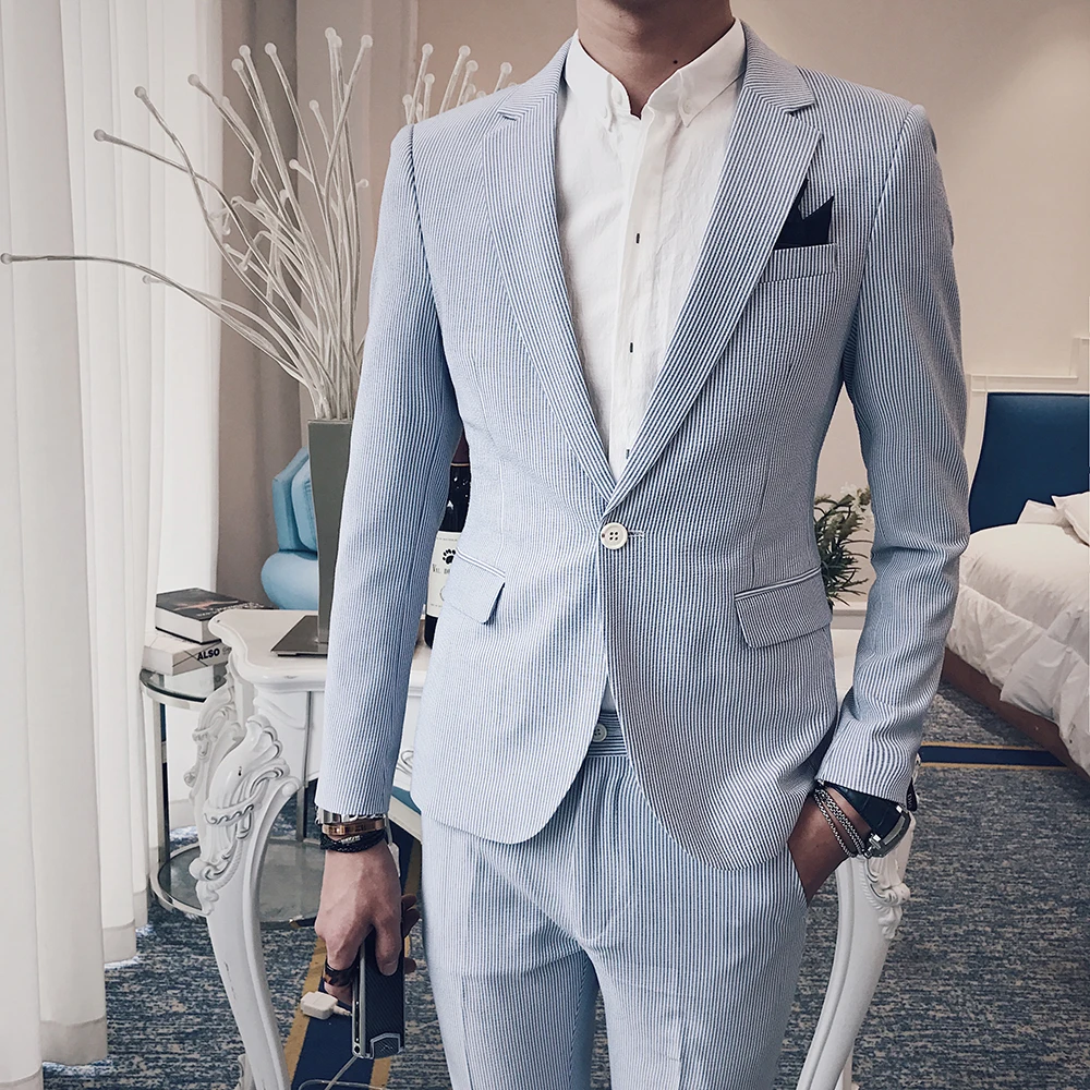 Рисунок 4 - Мужской приталенный костюм на одной пуговице