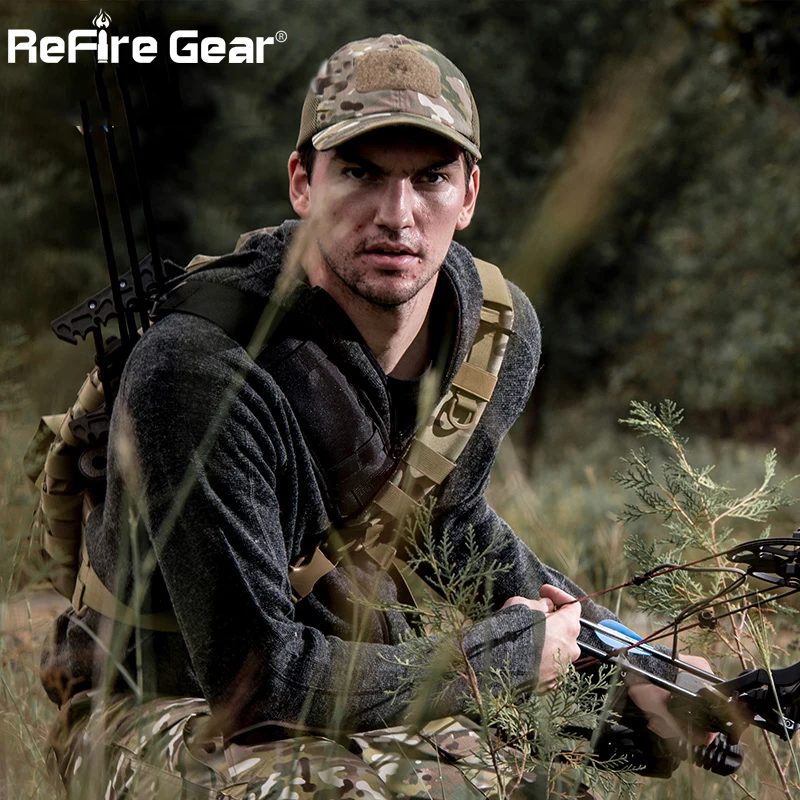 Мужская шерстяная Толстовка ReFire Gear армейская тактическая куртка в стиле