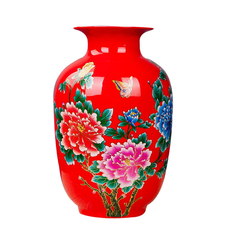 Flower Vase Ceramic Vase Jingdezhen Porcelain Flower Vase 13 Models for Home Desk Christmas Decoration