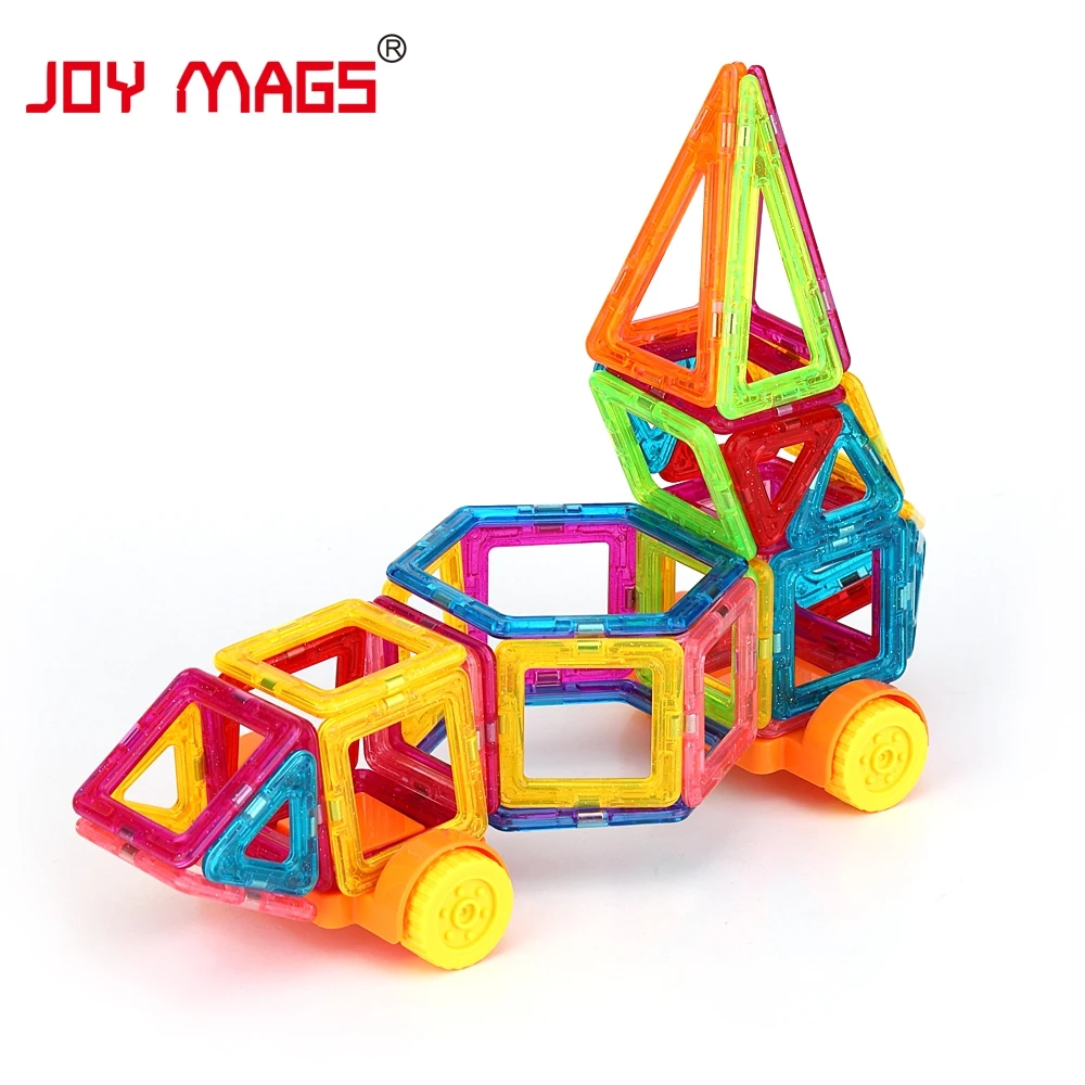 JOY MAGS игрушка мини Магнитная 100/110/130 шт./лот строительные блоки игрушки DIY 3D Магнитный конструктор развивающие кирпичи