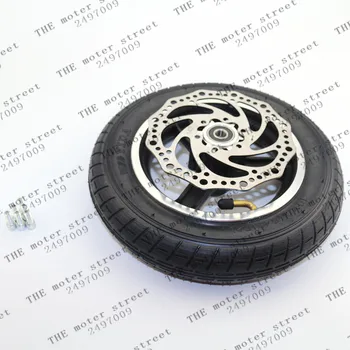 

10x2/54-152 tire tyre inner tube rims hub With disc brake fits mountain buggy electric scooter balancing car free shipping