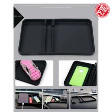 Силиконовая кожа автомобильный коврик нескользящий коврик держатель Противоскользящий автомобильный Противоскользящий коврик для автомобиля аксессуары подходит всем автомобилям красивый вид