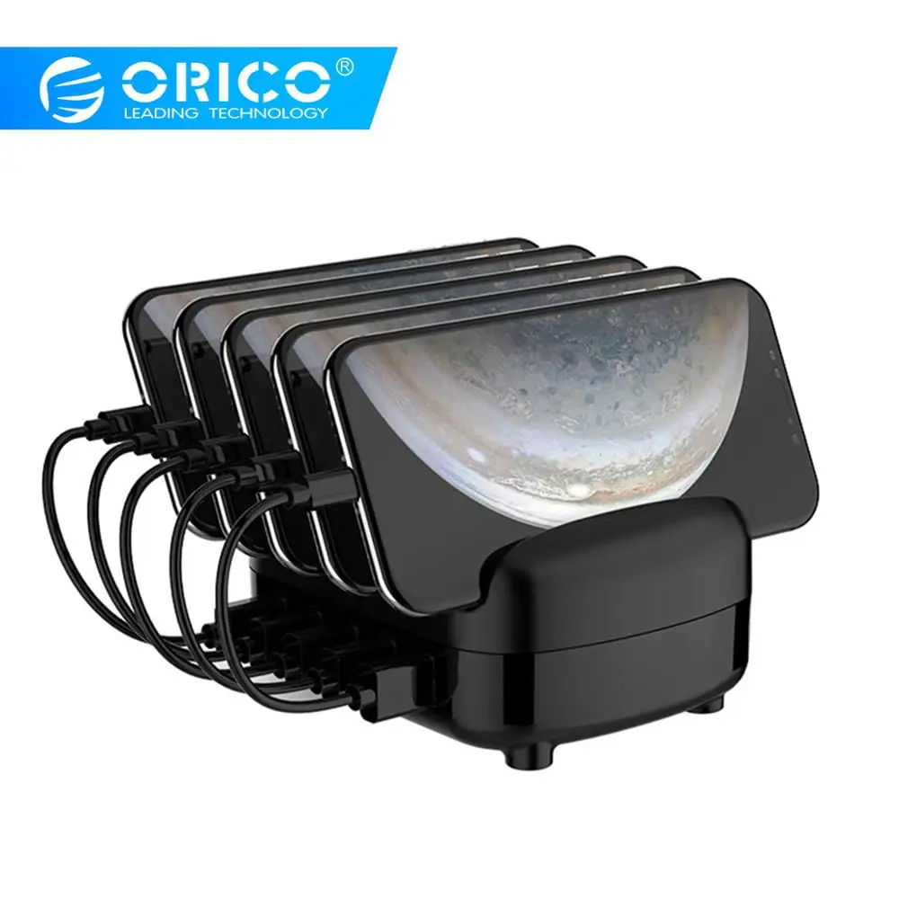 ORICO 40 W 5 ميناء USB الذكية محطة شحن مع الهاتف و اللوحي حامل لسطح المكتب هاتف ذكي شاحن الجهاز اللوحي ل شاحن آيفون ORICO 40 W 5 ميناء USB الذكية محطة شحن مع الهاتف و اللوحي حامل لسطح المكتب هاتف ذكي شاحن الجهاز اللوحي ل شاحن آيفون