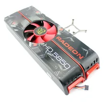 Для XFX для AMD HD5850 53*53 мм HD 5850 видеокарта теплоотвод охлаждающий вентилятор дисплей карта радиатор