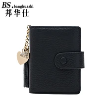 2016 Fashion Genuine Leather Women Wallets Bifold Wallet ID Card holder Coin Purse Pockets Clutch with zipper Womens Wallet