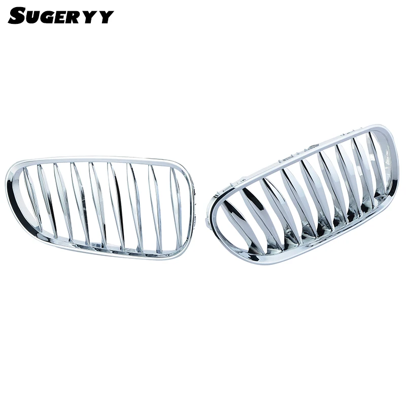

SUGERYY 1 Pair Front Hood Kidney Sport Racing Grille Grilles 1 Pair FITS For BMW Z4 E85 03-08 2003-2008 Accessories Parts