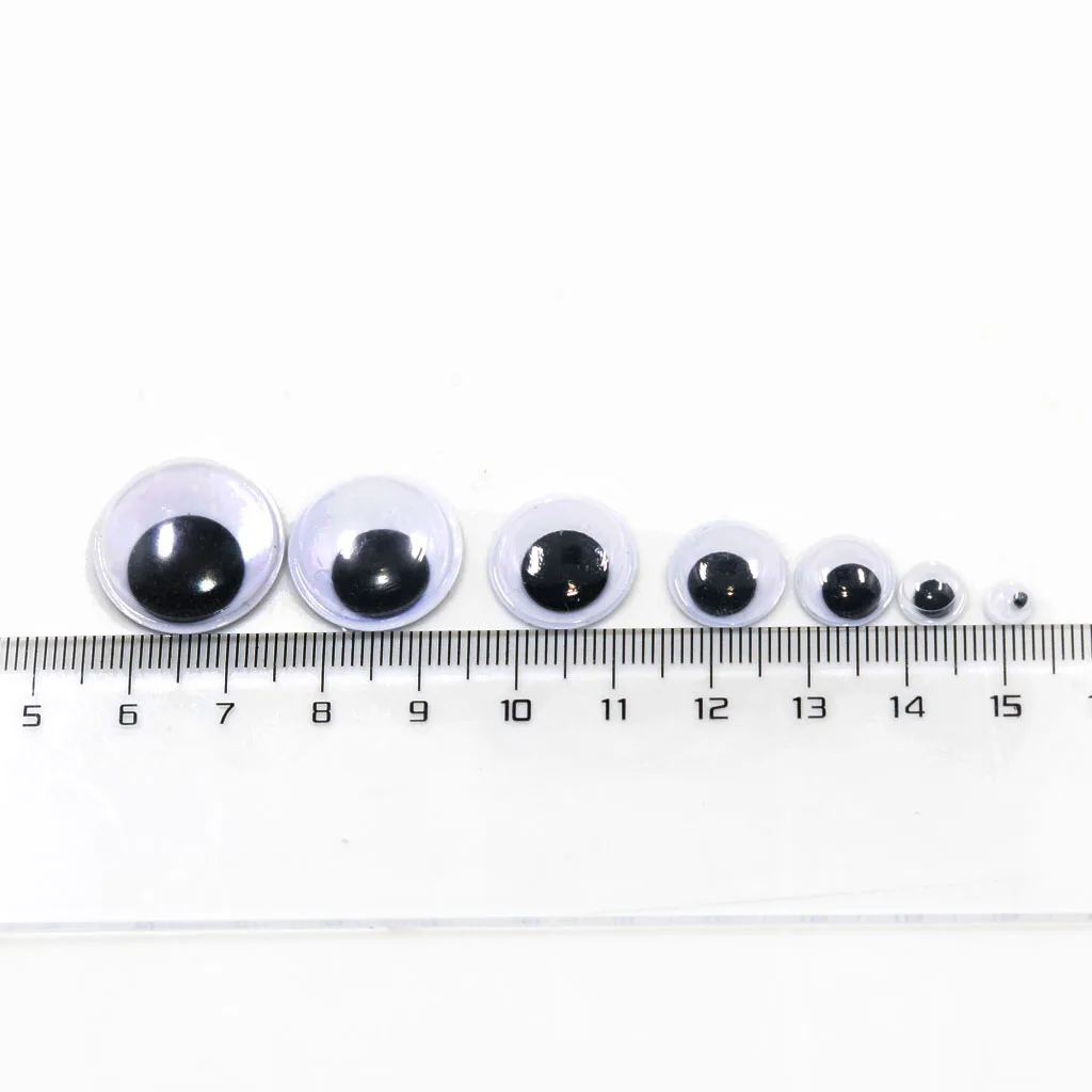 308pcs Self Adhesive Sticky Wiggle Googly Eyes Assorted Sizes Kids Crafts