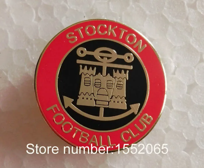Custom FC Soccer Lapel Badge STOCKTON Pin | Дом и сад