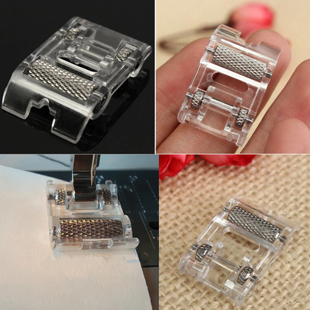 New Sale Low Shank Roller Sewing Machine Parts Press Foot Presser Leather For Brother Household Sew Accessories | Дом и сад