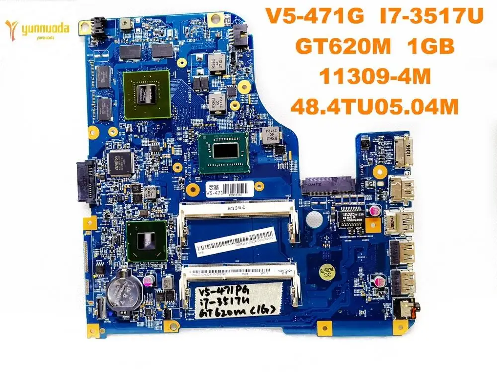 Original for font b ACER b font V5 471G laptop motherboard V5 471G I7 3517U GT620M
