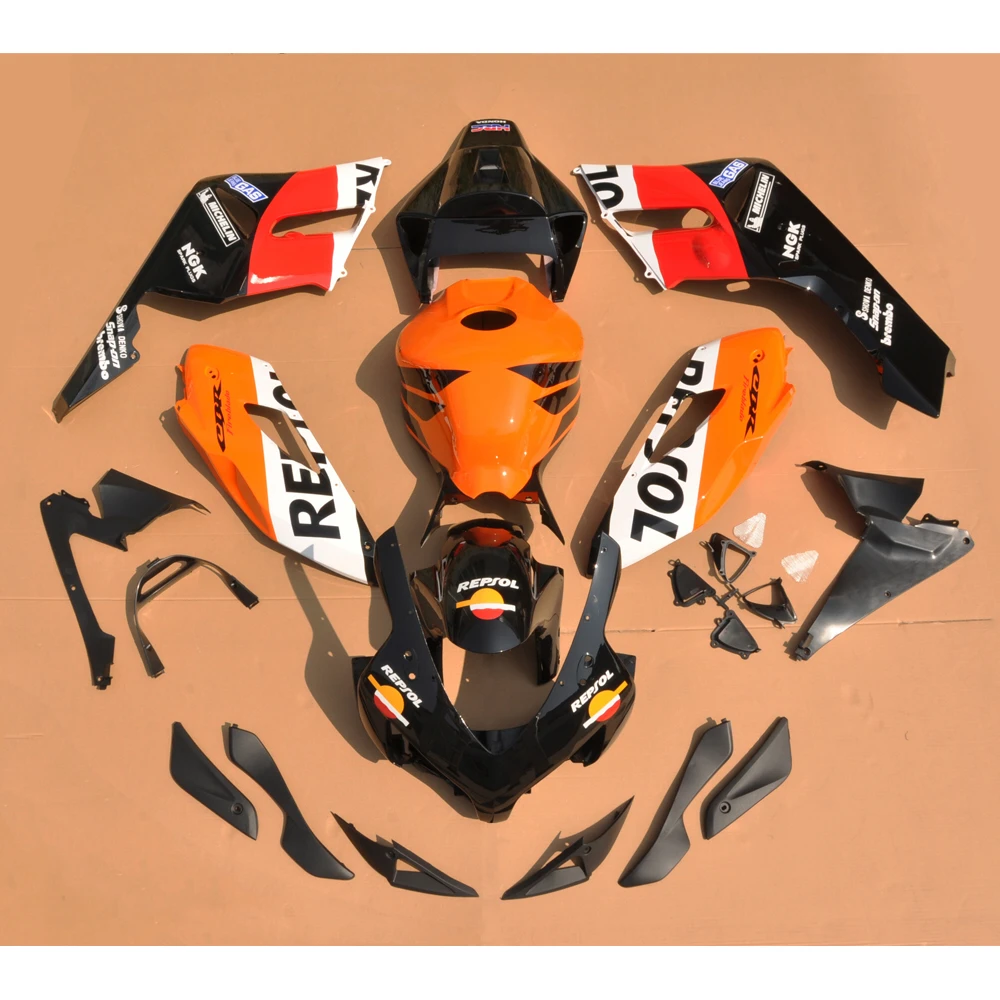 

Горячая Распродажа, УФ краска, обтекатель кузова для HONDA CBR 1000RR 2004-2005 04 05 (4) [CK1318]