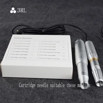 

Tattoo needle 10pcs RL Needle Disposable Sterilized Tattoo Permanent Makeup Pen Machine Flat Needles Tips Supply for Eyebrow lip