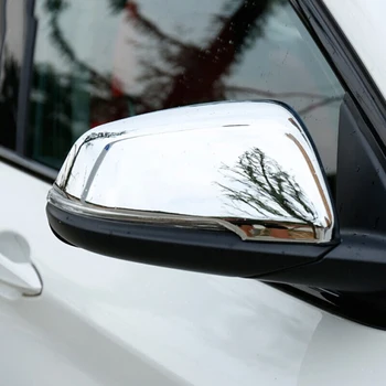 

ABS Plastic For BMW X1 F48 2016 2017 2018 Car rearview mirror cover trim auto accessories styling