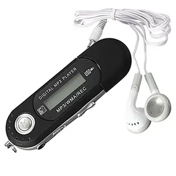 

#H30 USB 2.0 Flash Drive LCD Mini MP3 Music Player w/ FM Radio Voice Recorder Not included 8GB Memory card MP3 Music Player